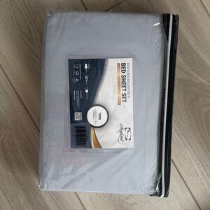 Home Collection Gray Bed Sheet Set